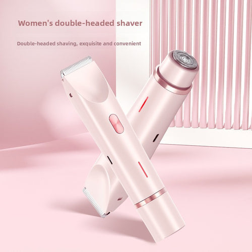 Double Head USB Rechargeable Hair Removal Shaver